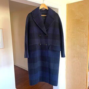 Madewell Gianna Coat in Plaid Insuluxe Fabric
